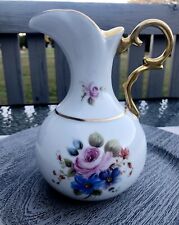 Porcelaine Limoges Casteel France Pitcher Vintage Collectible Tea Antique  picture