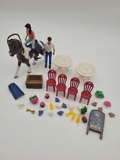 Schleich Horse Club Rider Cafe Playset Figures Lot Near Complete German 42519 picture