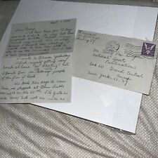 1944 Fellow Skater & Lake Placid Performer Love Letter to Ice Skating Champion picture