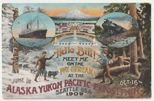 c1900s World’s Fair Alaska Yukon Pacific Exposition AYPE Seattle WA Postcard picture
