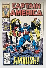 Captain America #346 (Marvel 1988) Ambush X-Men Crossover NM- Copper Age picture