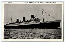 c1960s Queen Mary Cunard White Star Superliner Scene Unposted Vintage Postcard picture