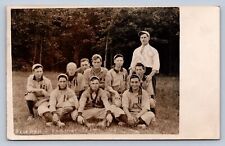 DS2/ Mount Pleasant? Michigan RPPC Postcard c1910 Baseball Team 63 picture