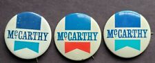 1968 Eugene McCarthy presidential campaign (anti - war). Pinbacks buttons picture