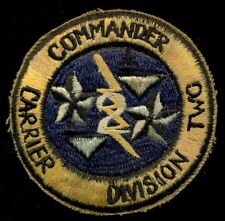 USN Commander Carrier Division Two Patch S-2 picture