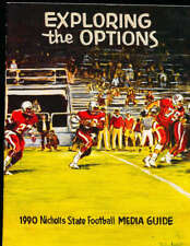 1990 Nicholls state football media guide picture