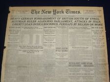 1918 MAY 5 NEW YORK TIMES - LIBERTY LOAN OVERSUBSCRIBED - NT 8172 picture