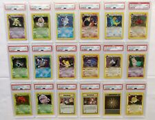 Pokemon Complete Team Rocket 1st Edition Set 83/82 Holo Psa 9 + Blind  picture
