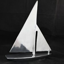Polished Aluminum Sailboat Sculpture 15