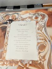 Lenox /Gorham/Sentimental Tradition /Crystal Invitation /WeddingFrame /NIB picture