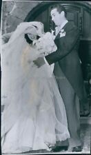 1941 Former Gloria Vanderbilt Marries Pasquale Pat Di Cicco Society Photo 7X9 picture