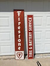 1962 1963 FIRESTONE VINTAGE SIGN'S TIRE'S BATTERY SERVICE  picture