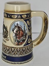 1987 Anheuser-Busch Budweiser CS76 Collector's Beer Stein Clydesdale Horse Head picture