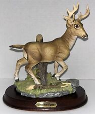 ROYAL CARLTON 1984 Arnart Imports Deer Buck Porcelain Figurine J. Byron W Stand picture