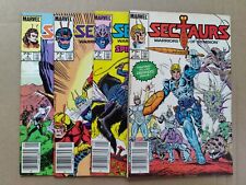 Sectaurs 1 2 3 4 Midgrade Star Comics (Marvel 1985) Newsstand Lot of 4 1st picture