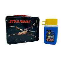 Vintage 1977 Star Wars Metal Lunchbox and Thermos, King-Seeley, Luke Skywalker picture