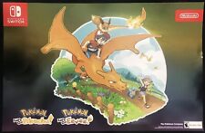 Pokémon Let's Go Pikachu / Eevee Poster GameStop Exclusive Lot of 2 picture