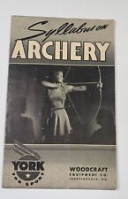 Vintage Sports Syllabus On Archery Woodcraft Equipment Co picture