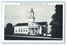 c1915 First Congregational Church, Hopkinton, Massachusetts MA Postcard picture