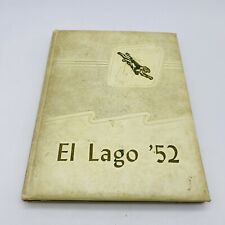 Lake ELSINORE HIGH SCHOOL Original Yearbook California El Lago 1952 picture