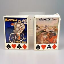 2 MICHELIN deck of cards Vintage ~ both decks are Complete, Used Condition G picture