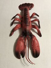 Vintage Blow Mold Lobster Plastic Restaurant Decor Prop Realistic Luau 12