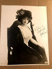 Izetta Jewel Extremely Rare Very Early Autographed Oversize 10/13 Photo '20s picture