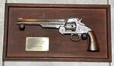 Franklin Mint The Wyatt Earp Colt .44 Revolver With Wall Display No Paperwork picture