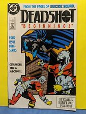 Deadshot ‘Beginnings’ #1 (DC, 1988) Suicide Squad VF, Classic '80s Batman Cover picture