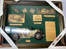 Vintage Classic 1908 Mercedes Grand Prix Racing Car Display in a picture Frame picture