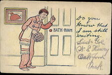 Bathroom comic 1909 Oakford Amusement Park ~ Belle Vernon PA Lieut Col WS Harvey picture
