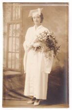 Post Card RPPC Graduation Day for Woman with flowers picture