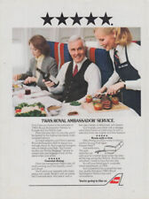 TWA's Royal Ambassador Service ad 1983 NY picture
