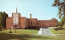 Postcard MA Pittsfield St Teresas Church & Rectory Chrome Vintage PC H8681 picture
