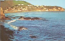 Postcard Avila Beach CA Oil Tanks picture