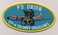 USN VP-4 SKINNY DRAGONS P3 ORION patch MARITIME PATROL SQUADRON picture