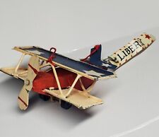 Vtg Midwest Importers Of Cannon Falls -Tin/Wood VICTORY Airplane picture