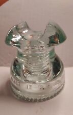 Vintage Hemmingray No. 62 Clear Glass Insulator Made In U.S.A picture