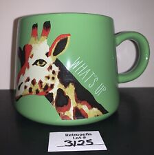 Opalhouse Target Porcelain WHAT'S UP? Giraffe Coffee Mug Green picture