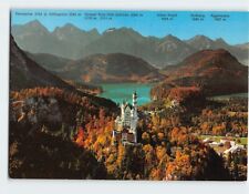 Postcard Royal castles Neuschwanstein and Hohenschwangau, Germany picture