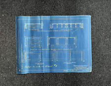 1916 KC Stockyard Hog House Blueprints, Vintage KC Wall Decor, Engineering Farm picture