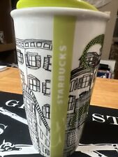 Starbucks 2015 Boston Ceramic Travel Tumbler Mug 12 Oz Old City DOT picture