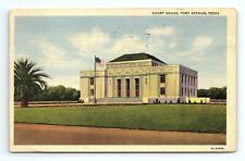 Courthouse Port Arthur Texas TX Vintage Postcard picture