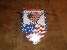 Longaberger 1995 All American Carry Along Basket Tie-On picture