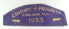 Vtg 1933 Century of Progress Chicago Worlds Fair Hat - Purple picture
