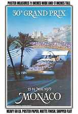 11x17 POSTER - 1972 30th Monaco Grand Prix picture