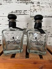 Pair (2 bottles) of 1942 Don Julio 70th Anniv Edition Bottles (Empty of liquor) picture