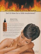 Clairol Beautiful Collection Hair Color Vintage 1998 Print Ad Page Black Woman picture
