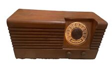 1948 Artone R-1046M Wood Vacuum Tube Table AM Radio Working Condition, See Video picture