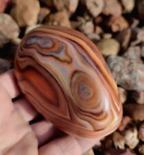 MADAGASCAR DISPLAY AGATE 1LB1.6OZ, OUTSTANDING WRAPAROUND ONYX, TOP SHOW AGATE picture